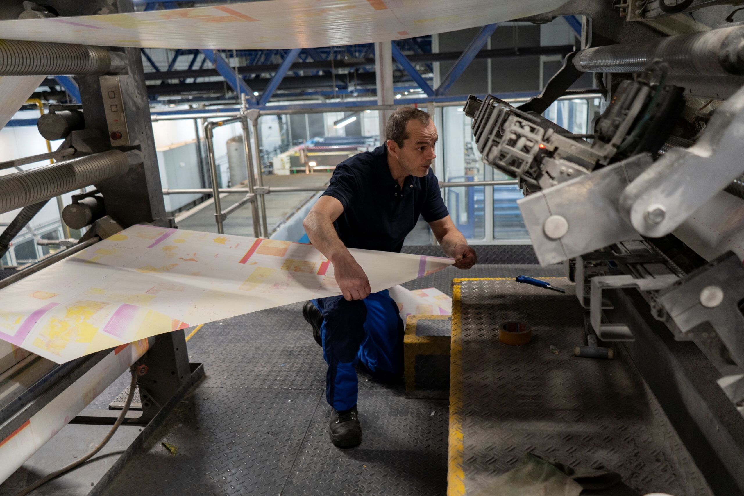 Ervaren operator drukkerij